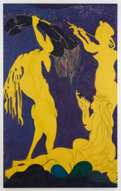 “Ovid-Actaeon”, 2011–12, Oil and charcoal on linen
