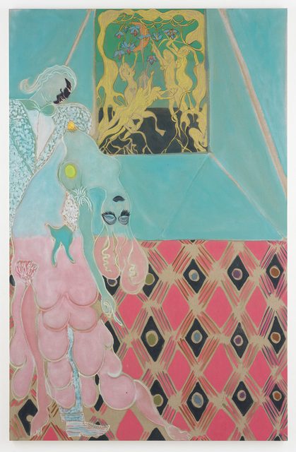 “Ovid-Desire”, 2011–12, Oil, pastel, and charcoal on linen