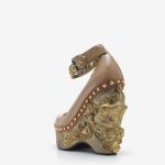 Miu Miu. _Cammeo Baroque_ Leather Wedge, Fall-Winter 2006