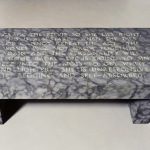 Jenny Holzer, Under A Rock: Crack The Pelvis So she Lies Right…, 1986, Sprüth Magers Gallery Archive