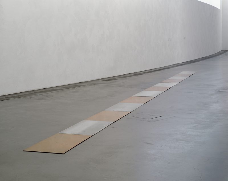 Carl Andre, Webern’s Run, 1988. Museum of Contemporary Art Kiasma, Finnish National Gallery, Helsinki, Finland Kouri Collection. Photo: Finnish National Gallery / Petri Virtanen, © Carl Andre / BUS 2015
