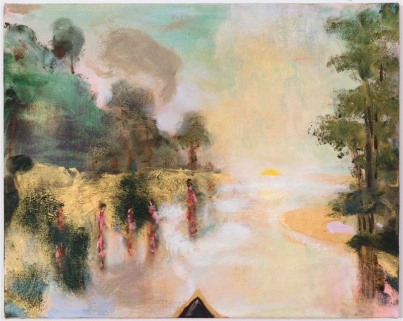 01 Verne Dawson, Gathering by the river, 2013-15, Galerie Eva Presenhuber Archive