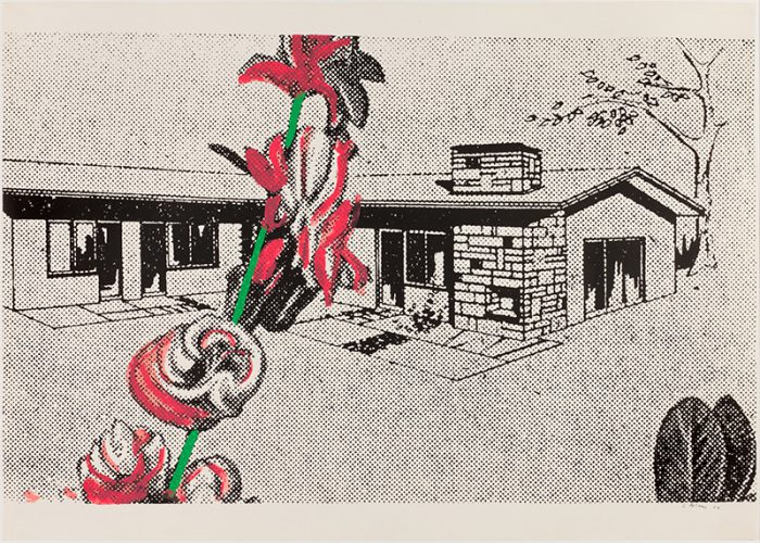 Sigmar Polke, Weekend House, from the portfolio "Graphics of Capitalist Realism", 1967, Deutsche Bank Collection at the Städel Museum, Städel Museum, Frankfurt am Main, © The Estate of Sigmar Polke, Cologne / VG Bild-Kunst, Bonn 2016, Photo: Städel Museum - ARTOTHEK