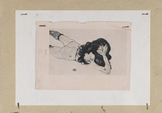 Günter Brus, Hommage à Schiele (detail), 1965, Museum moderner Kunst Stiftung Ludwig Wien, erworben/acquired in 1976, © Günter Brus, 2016, Photo: mumok