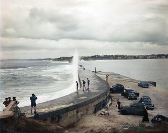 Robert Capa, Pier -Socoa, near Saint-Jean-de-Luz France, August 1951, International Center of Photography, New York, © Robert Capa/International Center of Photography/Magnum Photos