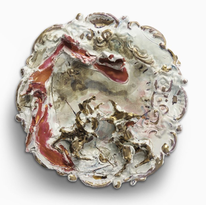 Lucio Fontana, Battaglia, 1949, courtesy Montrasio Arte / Km0