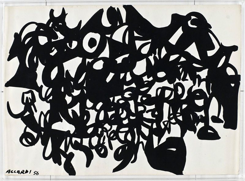 Carla Accardi, Untitled, 1956, Courtesy Erica Ravenna Fiorentini Arte Contemporanea