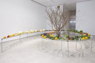 Mario Merz, Tavola a spirale, 1982, Sperone Westwater Gallery Archive