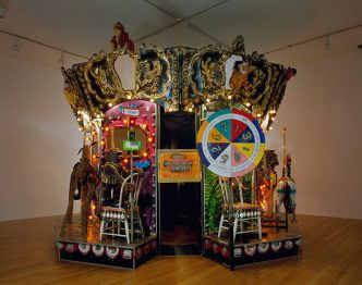 Edward Kienholz, The Merry-Go-World or Begat By Chance and the Wonder Horse Trigger, 1988-92, © Kienholz, Photo: ©Tom Vinetz 2011. Courtesy of L.A. Louver-Venice-CA.