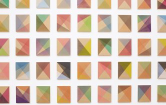 Rana Begum, No. 680, Painting, 50 Panels (Detail), 2016, Courtesy of the artist and Parasol unit foundation for contemporary art, Photo: Begum Studio