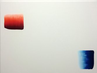 Lee Ufan, Dialogue, 2015, galerie kamel mennour Archive