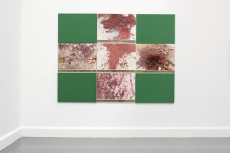 Rasheed Araeen, Green Painting, 1985-86, Photo Peter Cox, Courtesy Van Abbemuseum