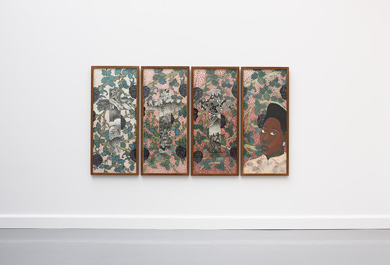 Sonia Boyce, Lay back, keep quiet and think of what made Britain so great, 1986, Photo: Peter Cox, Courtesy Van Abbemuseum