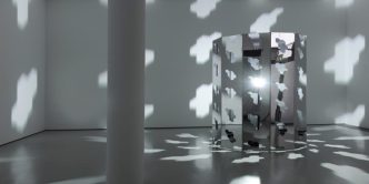 Carsten Nicolai, rota, 2009, Collection Dieter and Si Rosenkranz, donation to Museum der bildenden Künste Leipzig, courtesy Galerie EIGEN + ART-Leipzig/Berlin, Photo: Uwe Walter-Berlin