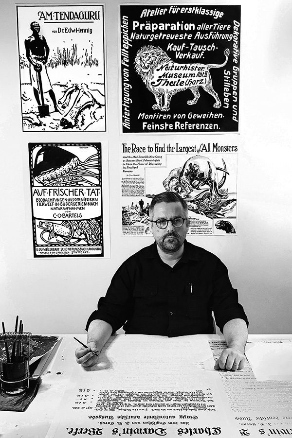 Fernando Bryce, Working Progress of Series Auf_frischer Tat, 2016