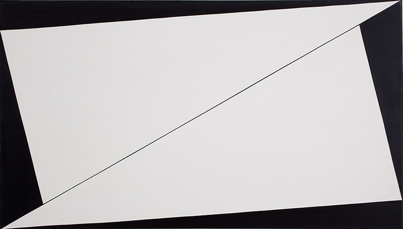 Carmen Herrera, Equation, 1958, Collection of Stanley Stairs and Leslie Powell,© Carmen Herrera, Courtesy Ikon Gallery