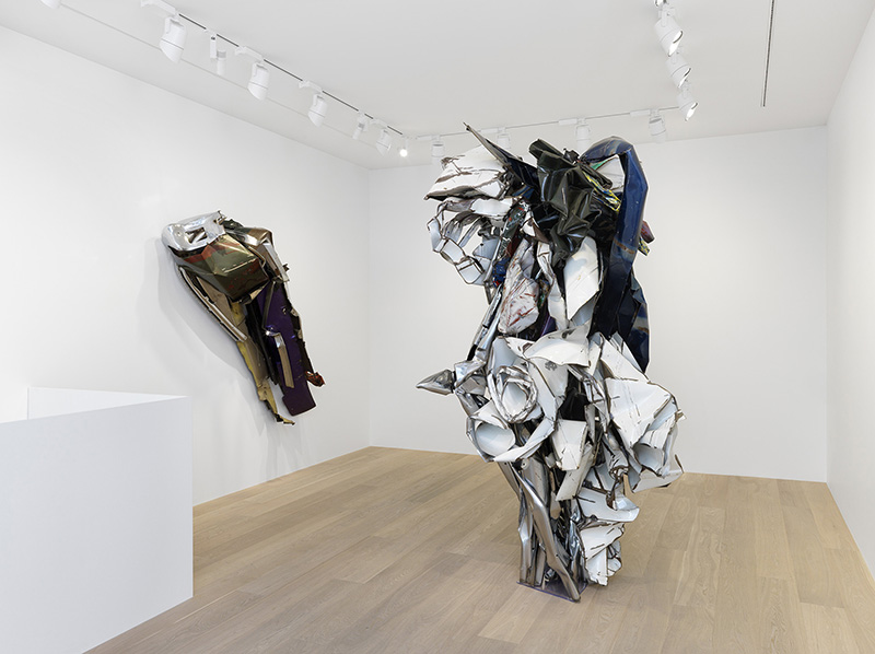 John Chamberlain, Exhibition View, Gagosian Gallery Archive
