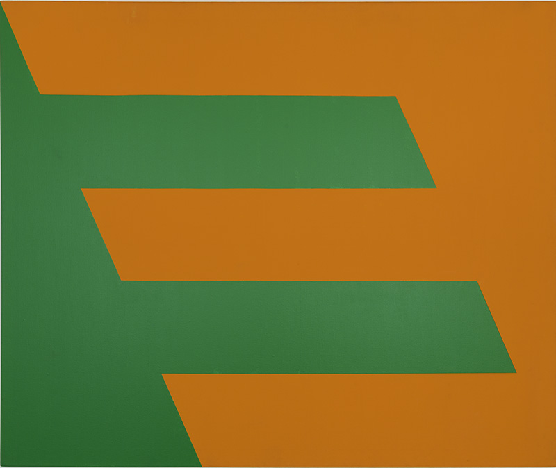 Carmen Herrera, Green and Orange, 1958, Cejas Art Ltd - Paul and Trudy Cejas, © Carmen Herrera