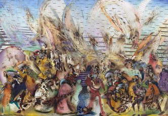 Ali Banisadr, Foreign Lands, 2015, ©-Ali Banisadr, Courtesy Galerie Thaddaeus Ropac-Paris/Salzburg, Photo: Charles-Duprat