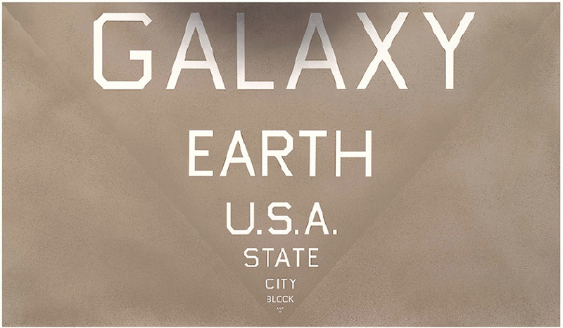 Ed Ruscha, Galaxy—U.S.A.—Dot, 2016, © Ed Ruscha, Gagosian Gallery Archive