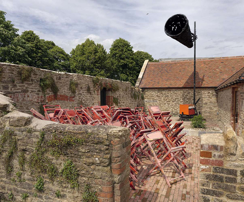 Phyllida Barlow, GIG (Installation View at Hauser & Wirth Somerset), 2015, Courtesy the artist and Hauser & Wirth, Photo: Alex Delfanne, Kunsthalle Zürich Archive