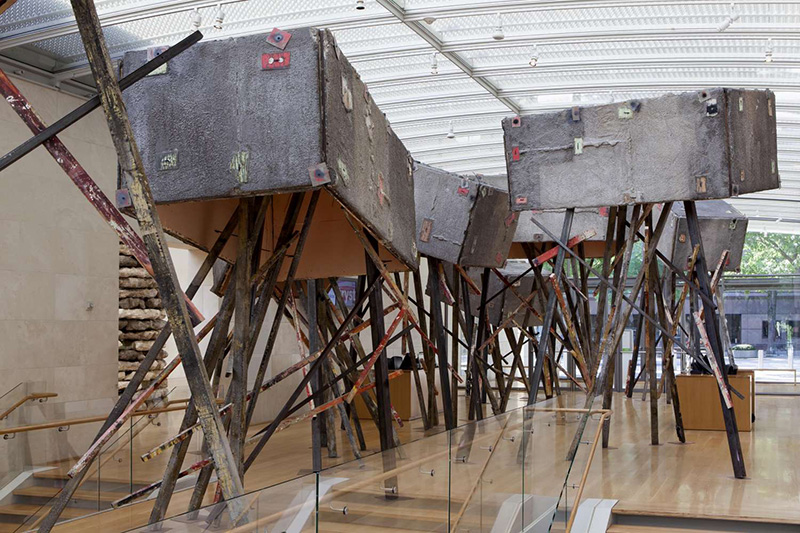 Phyllida Barlow, tryst (Installation View at Nasher Sculpture Center-Dallas), 2015, Courtesy the artist, Nasher Sculpure Center and Hauser & Wirth, Photo: Kevin Todora, Kunsthalle Zürich Archive