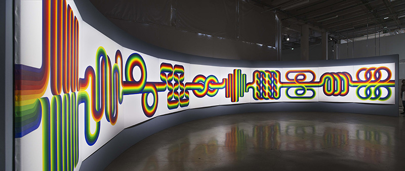 Julio Le Parc, La Longue Marche, 1974, Julio Le Parc © 2016 Artists Rights Society (ARS)-New York / ADAGP-Paris, Photo: André Morin, Courtesy Pérez Art Museum Miami