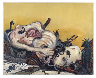 Georg Baselitz, Bild für die Väter, 1965 © Georg Baselitz 2016, Moderna Museet Archive