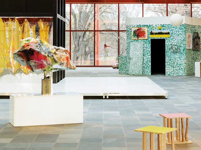 Exhibition view "Franz West - ARTISTCLUB", 2016, Photo: © Belvedere, Vienna, © Archiv Franz West, 21er Haus Museum of Contemporary Art