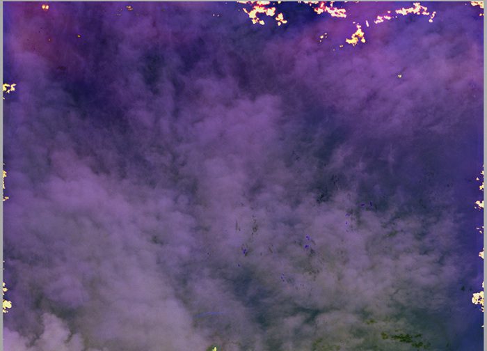 Scott McFarland, Untitled #9 (Sky Leaks) (Detail), 2016 Ed. 2/4, 127 x 101.6 cm, Chromogenic print displayed in LED Lightbox, Courtesy of the artist, Division Gallery and Fort Gansevoort-New York