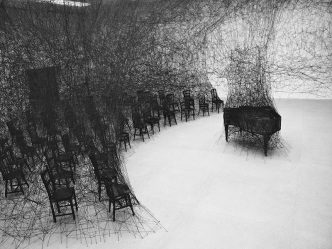 Chiharu Shiota, Installation View, SCAD Museum of Art Archive