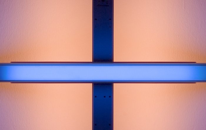 Dan Flavin, Untitled (to Barbara Nüsse) (Detail), 1971, MMK Museum für Moderne Kunst Frankfurt am Main, Courtesy Estate of Dan Flavin / VG Bild-Kunst Bonn 2017, Photo: Axel Schneider