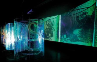 Nalini Malani, Transgressions, 2001, video/shadow play installation, Stedelijk Museum Archive