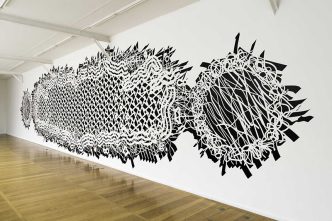 Pablo Siquier, Bruit, Exhibition View at Galerie Xippas, Paris, Photo: Frédéric Lanternier, Courtesy Galerie Xippas, Paris