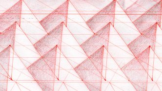 Doug Wheeler, PSAD Synthetic Desert III (Detail), 1971, Ink on paper, 61.1 x 91.4 cm, Solomon R. Guggenheim Museum-New York, Panza Collection, Gift, 1991, © Doug Wheeler
