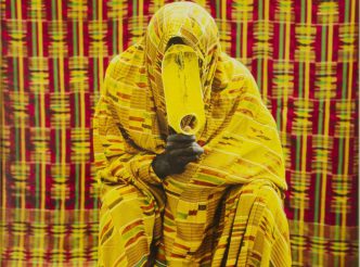 Serge Attukwei Clottey, Social Sculpture (Detail) , 2016, Courtesy GNYP, Art Paris 2017 Archive