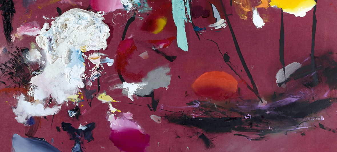 Secundino Hernández, Untitled (Detail), 2017, Acrylic, alkyd, oil and lacquer on linen, 310.5 x 287 cm, Victoria Miro Gallery Archive