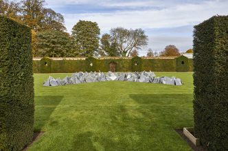 Richard Long, Houghton Cross, 2016, © Pete Huggins, Courtesy Houghton Hall