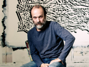Pablo Siquier in his studio, Buenos Aires, Argentina, 2014