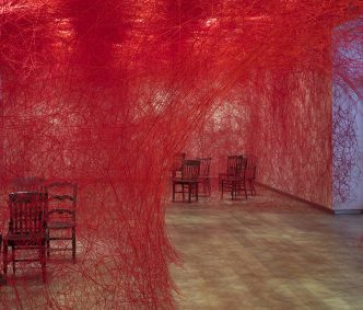 SCAD Savannah, Winter 2017, deFINE art, Exhibitions, Chiharu Shiota, Infinity Lines, Documentation: SCAD Museum of Art, Photo: John McKinnon