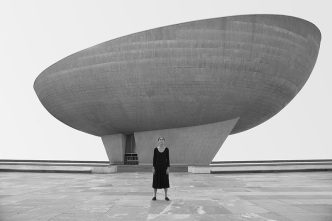 Shirin Neshat, From Roja Series , 2016, Silver gelatin print, 101.6 x 235.6 cm, Edition of 5, Gladstone Gallery Archive