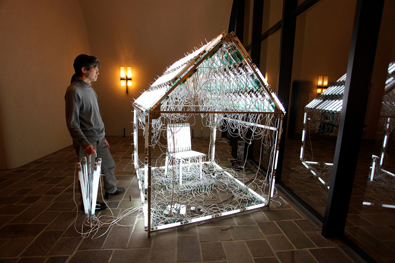 Masaki Fujihata, Private room / TV, 2009-10. Media installation, Dimensions variable, Supported by Tokyo Gallery + BTAP, Courtesy of the artist