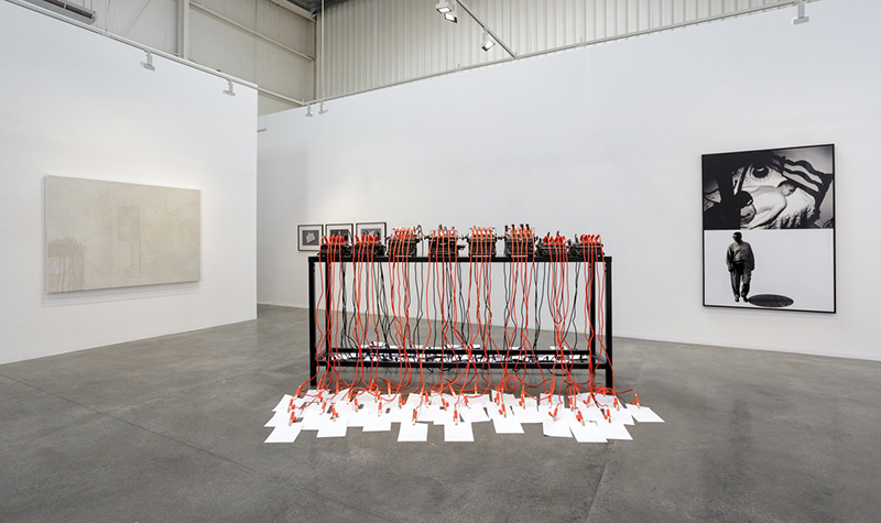 Mounir Fatmi, Exhibition View, Lawrie Shabibi Gallery Archive