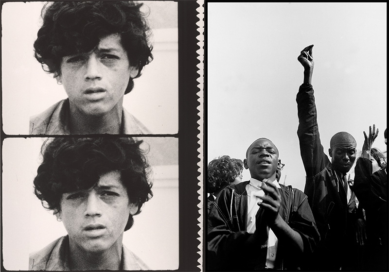 Left: Danny Lyon, Ivan Darias, Colombia, 1975, © Danny Lyon / Magnum Photos, Courtesy Gavin Brown‘s Enterprise, Fotomuseum Winterthur Archive. Right: Danny Lyon, The March on Washington, August 28, 1963, © Danny Lyon / Magnum Photos. Courtesy Gavin Brown‘s Enterprise, Fotomuseum Winterthur Archive