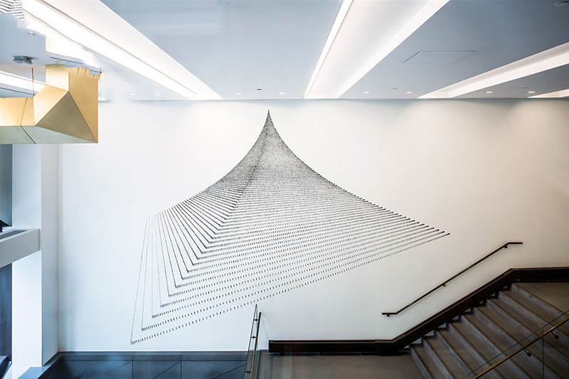 Agnes Denes, Pascal's Perfect Probability Pyramid & The People Paradox - The Predicament –PPPPPPP, 1980-2016, The New School Art Collection Archive