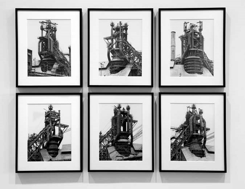 Bernd and Hilla Becher, Blast Furnace Heads-Baltimore, 1985, The New School Art Collection Archive