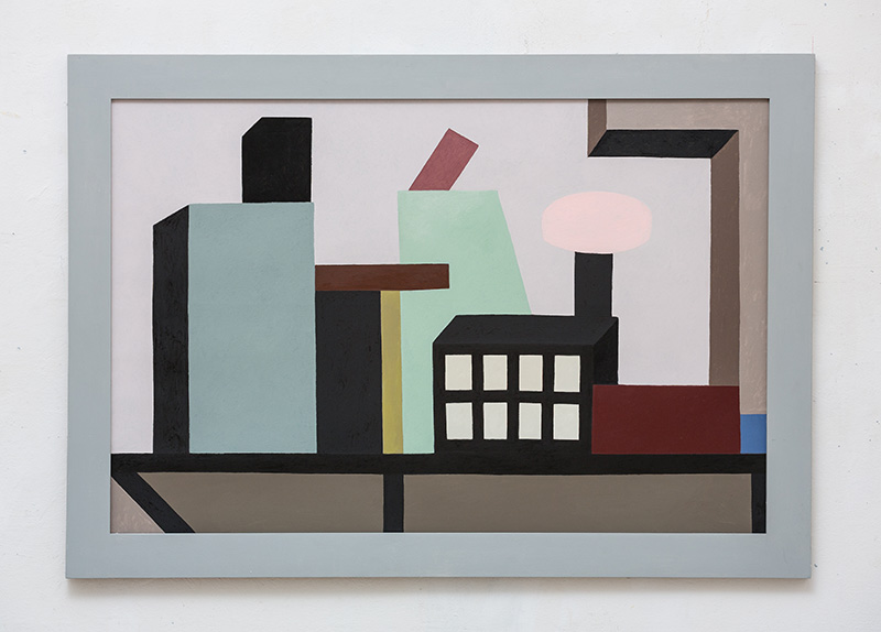 Nathalie Du Pasquier, 2015, Oil on canvas, 100x150 cm, Courtesy Pace Gallery
