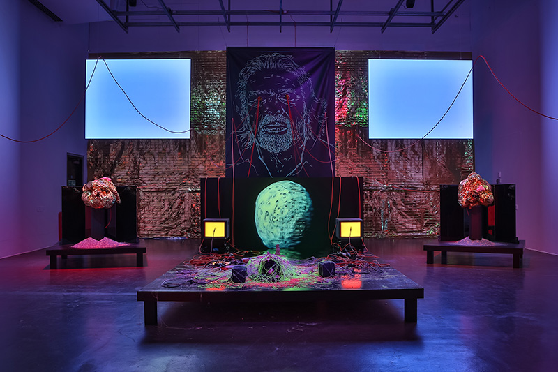 Benedict Drew, Kaput (Installation View, Quad, Derby), 2015, Photo: Charlotte Jopling, © Benedict Drew, Courtesy of the Artist and Matt’s Gallery-London, Whitechapel Gallery Archive