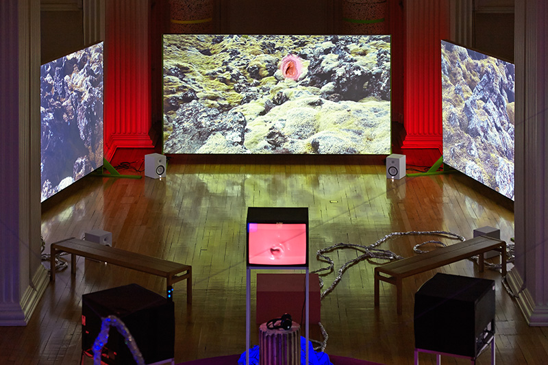 Benedict Drew, Sequencer (Installation View, the British Art Show 8, Talbot Rice Gallery, Edinburgh), 2016, Photo: Chris Park, Courtesy of the Artist and Matt’s Gallery-London, Whitechapel Gallery Archive