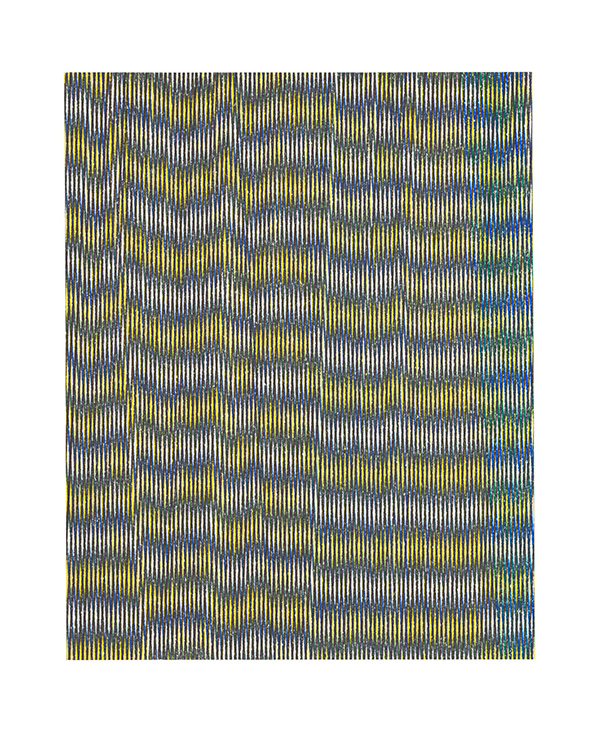 Cameron Martin, Untitled , 2017, Permanent marker on paper, 15.2 x 12.1 cm, Courtesy Van Doren Waxter Gallery